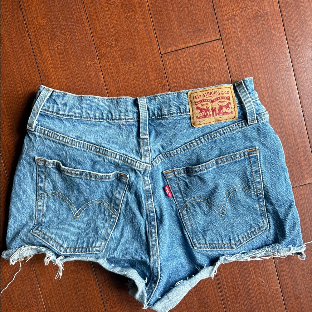 Vintage Orange tab 501 Levi shorts